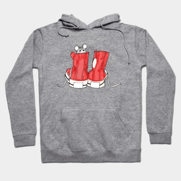 Sneaker Squeaker Hoodie by Julie Townsend Studio